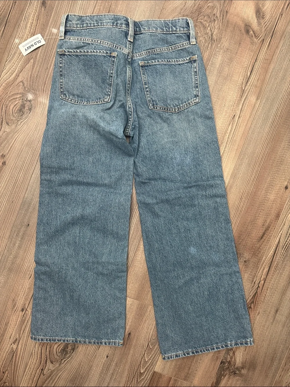 Old Navy High-Rise Baggy Wide Leg Jeans - Medium Blue